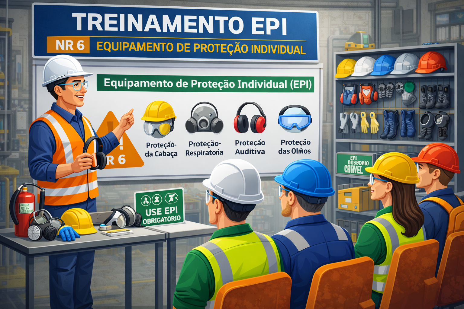 Treinamento de EPI – Equipamentos de Proteção Individual