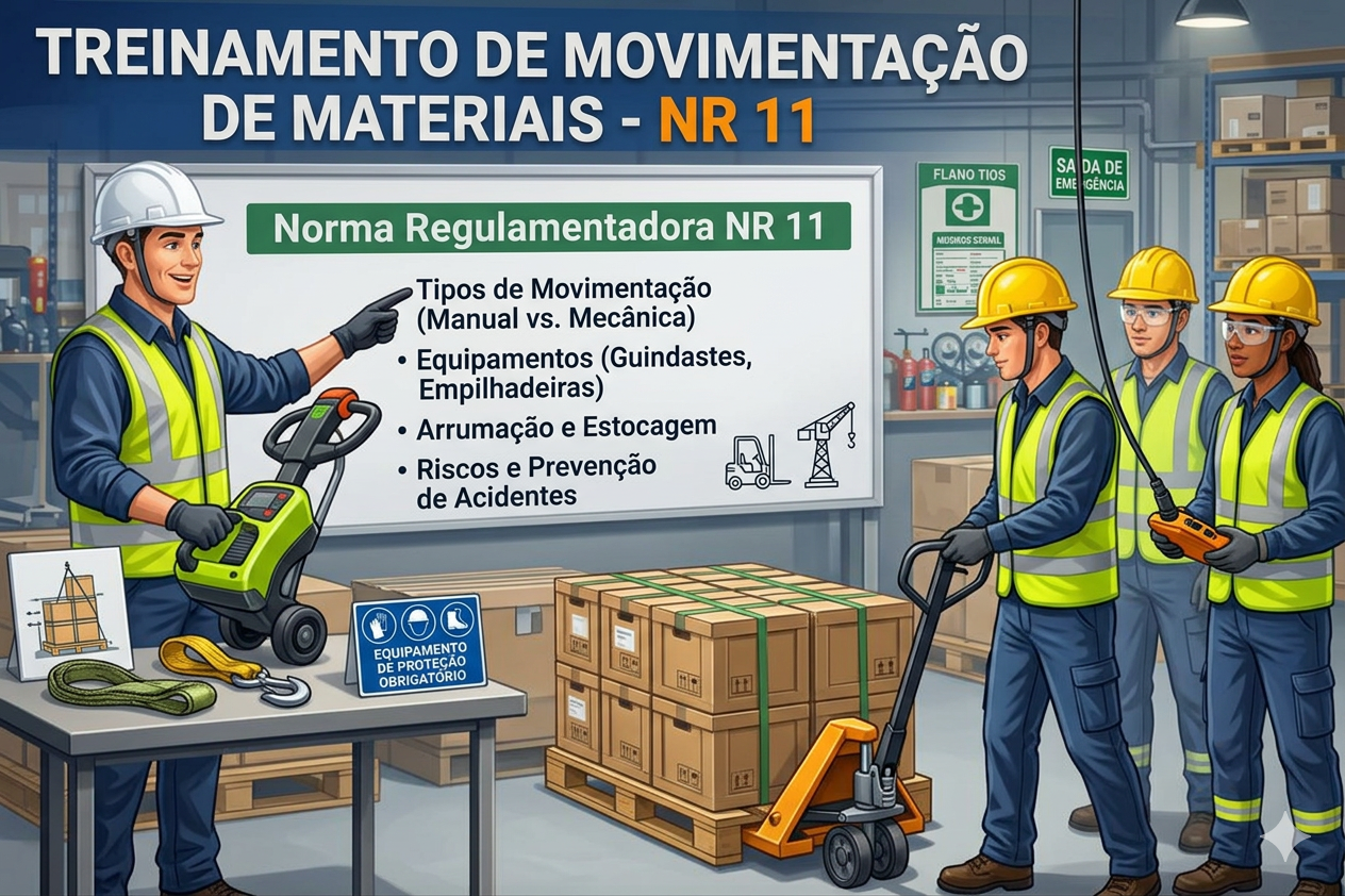Treinamento NR-11 – Saúde e Segurança do Trabalho