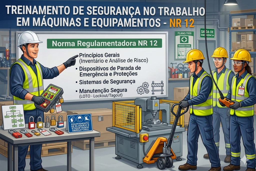 Treinamento NR-12 – Segurança no Trabalho em Máquinas e Equipamentos
